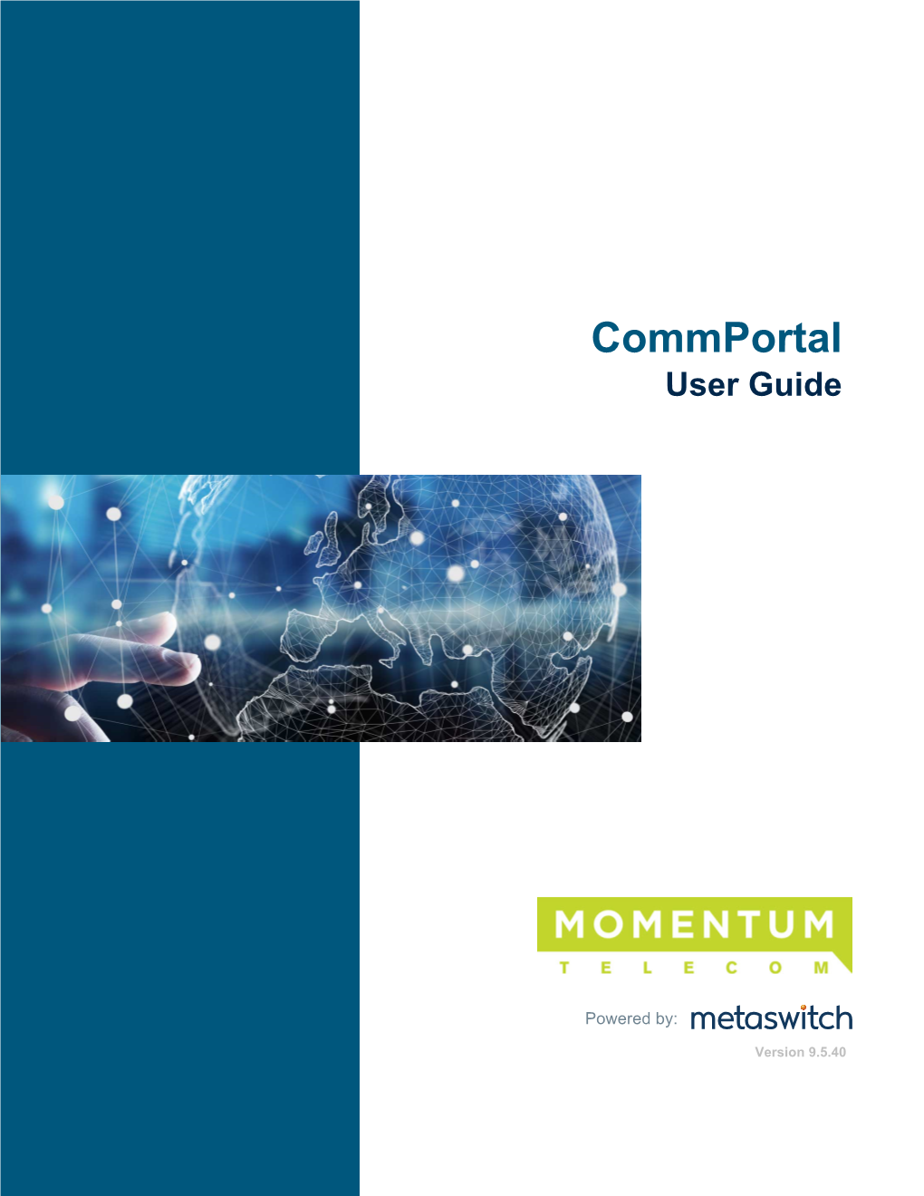 Commportal V9.5.40 USER GUIDE