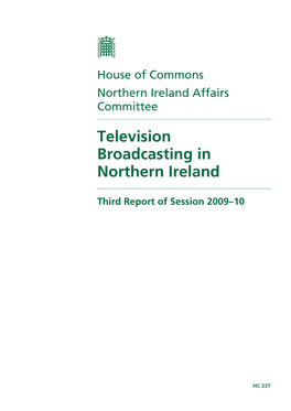 Television Broadcasting in Northern Ireland