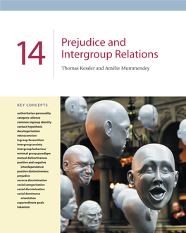 Prejudice and Intergroup Relations 14 Thomas Kessler and Amélie Mummendey
