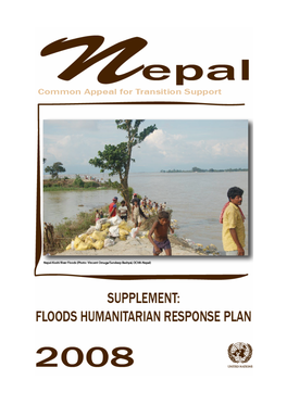 Nepal Supplement: Floods Humanitarian Response Plan