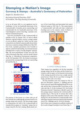 Stamping a Nation's Image: Currency & Stamps – Australia's Centenary Of