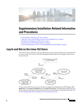 Supplementary Installation-Related Information and Procedures