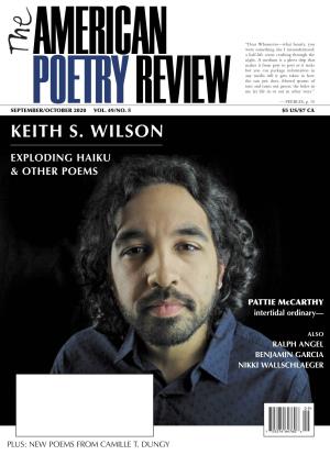 The American Poetry Review – September/October 2020