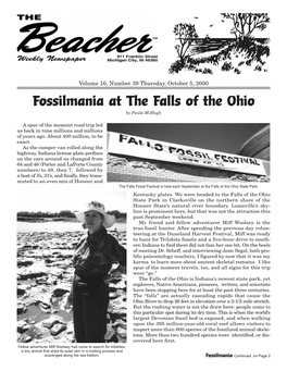 Fossilmania at the Falls of the Ohio by Paula Mchugh
