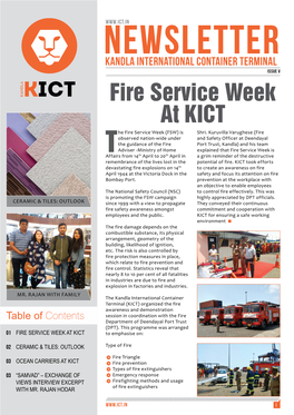 Fire Service Week at KICT He Fire Service Week (FSW) Is Shri