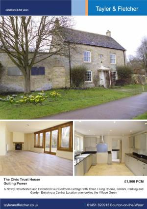 The Civic Trust House Guiting Power £1900