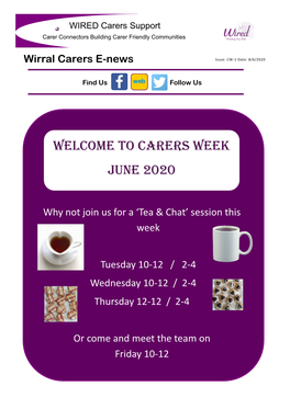 Welcome to Carers Week June 2020