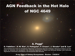 AGN Feedback in the Hot Halo of NGC 4649