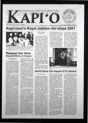 Kapi'olani's Royal Jubilee-Ho'okipa 2001 R