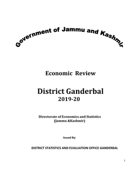 District Ganderbal 2019-20