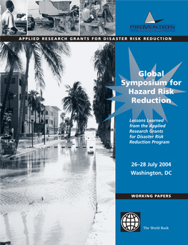 Global Symposium for Hazard Risk Reduction
