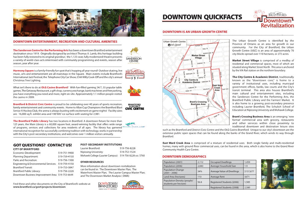 Downtown Quickfacts