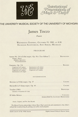 James Tocco Pianist