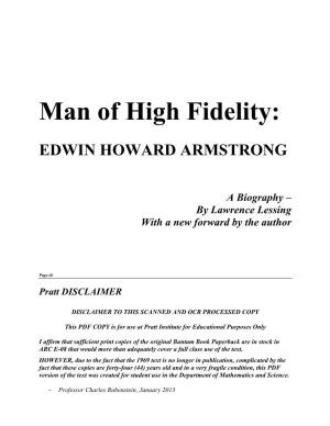 Man of High Fidelity