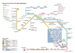 Buses and Trams from New Addington