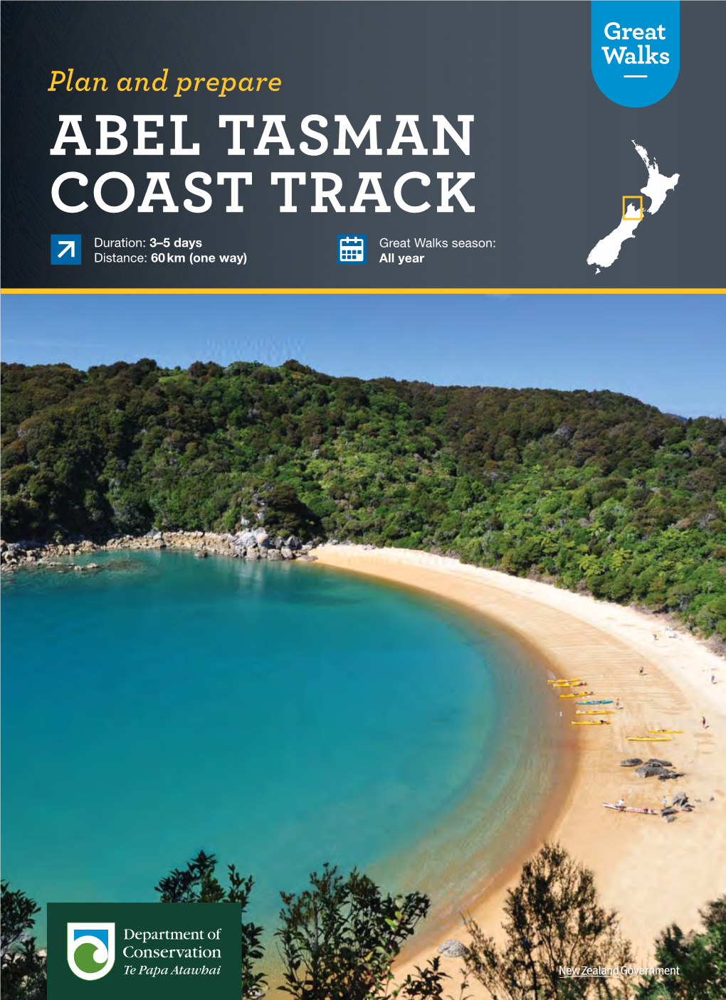 Abel Tasman Coast Track Brochure