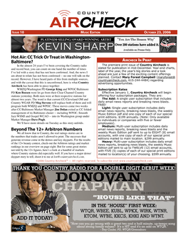 Issue 10 Music Edition October 23, 2006
