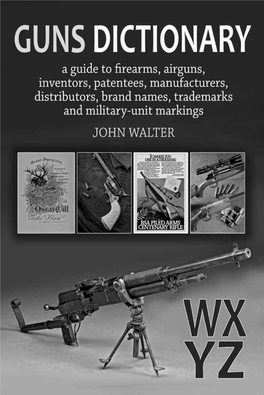Guns Dictionary : Page W1 the Directory: W–Wyoming