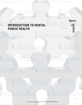 Introduction to Dental Public Health