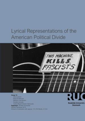 Lyrical Representations of the American Political Divide
