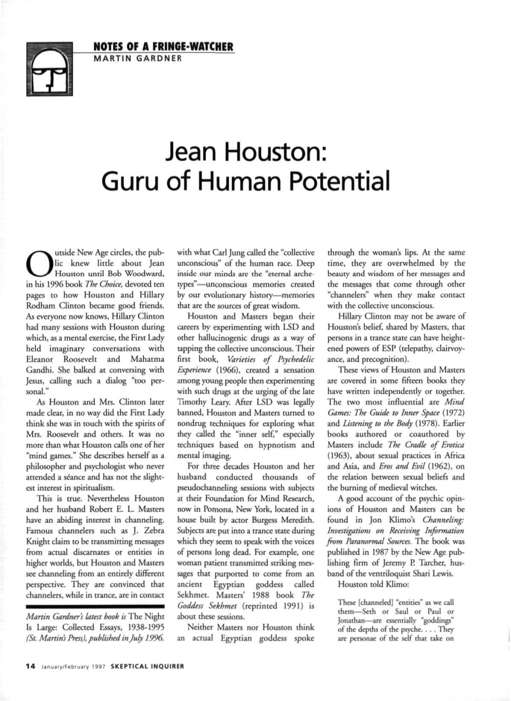 Jean Houston: Guru of Human Potential