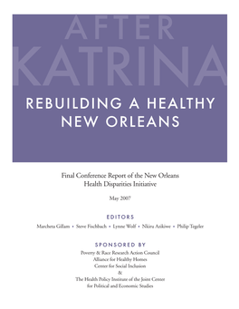 Rebuilding a Healthy New Orleans