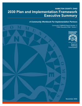 2030 Plan and Implementation Framework Executive Summary