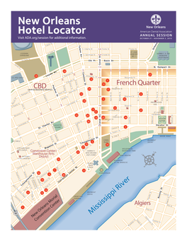 New Orleans Hotel Locator Visit ADA.Org/Session for Additional Information