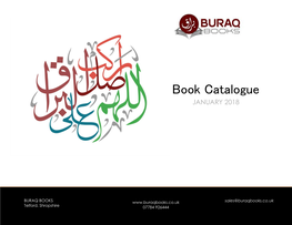 Book Catalogue JANUARY 2018