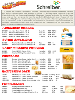 American Cheese Swiss American Latin Melting