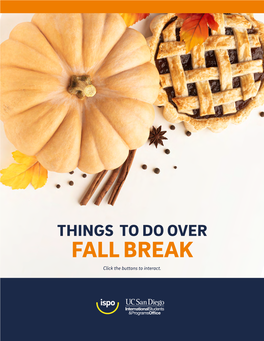 Fall Break Guide