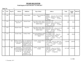 PESHI REGISTER Peshi Register from 01-06-2017 to 30-06-2017