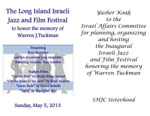 LI Israeli Jazz & Film Festival Booklet Website
