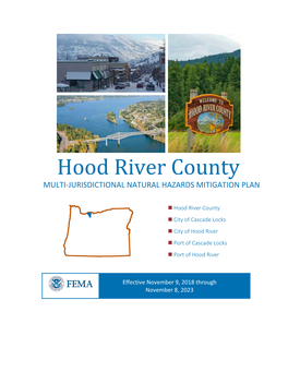 Hood River County Natural Hazards Mitigation Plan, 2018