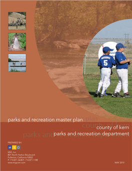 Kern County Parks and Recreation Department: Master Plan