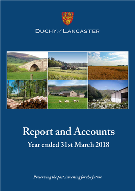 Report and Accounts Year Ended 31St March 2018