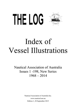 Index of Vessel Illustrations