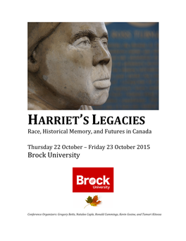 Harriet's Legacies