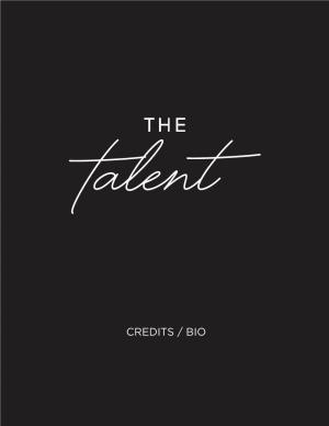 THE TALENT BIOGRAPHY Final