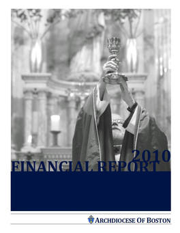 Archdiocese of Boston Financial Report for the Year Ending June 30