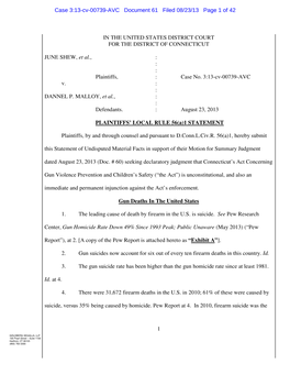 Case 3:13-Cv-00739-AVC Document 61 Filed 08/23/13 Page 1 of 42