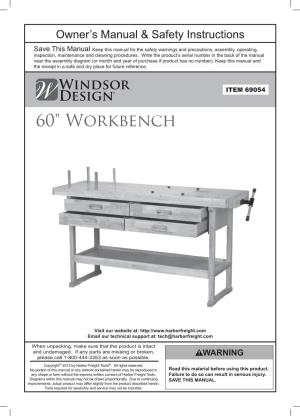 60" Workbench