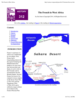 The French in West Africa