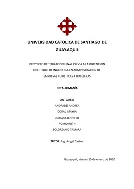 Universidad Catolica De Santiago De Guayaquil