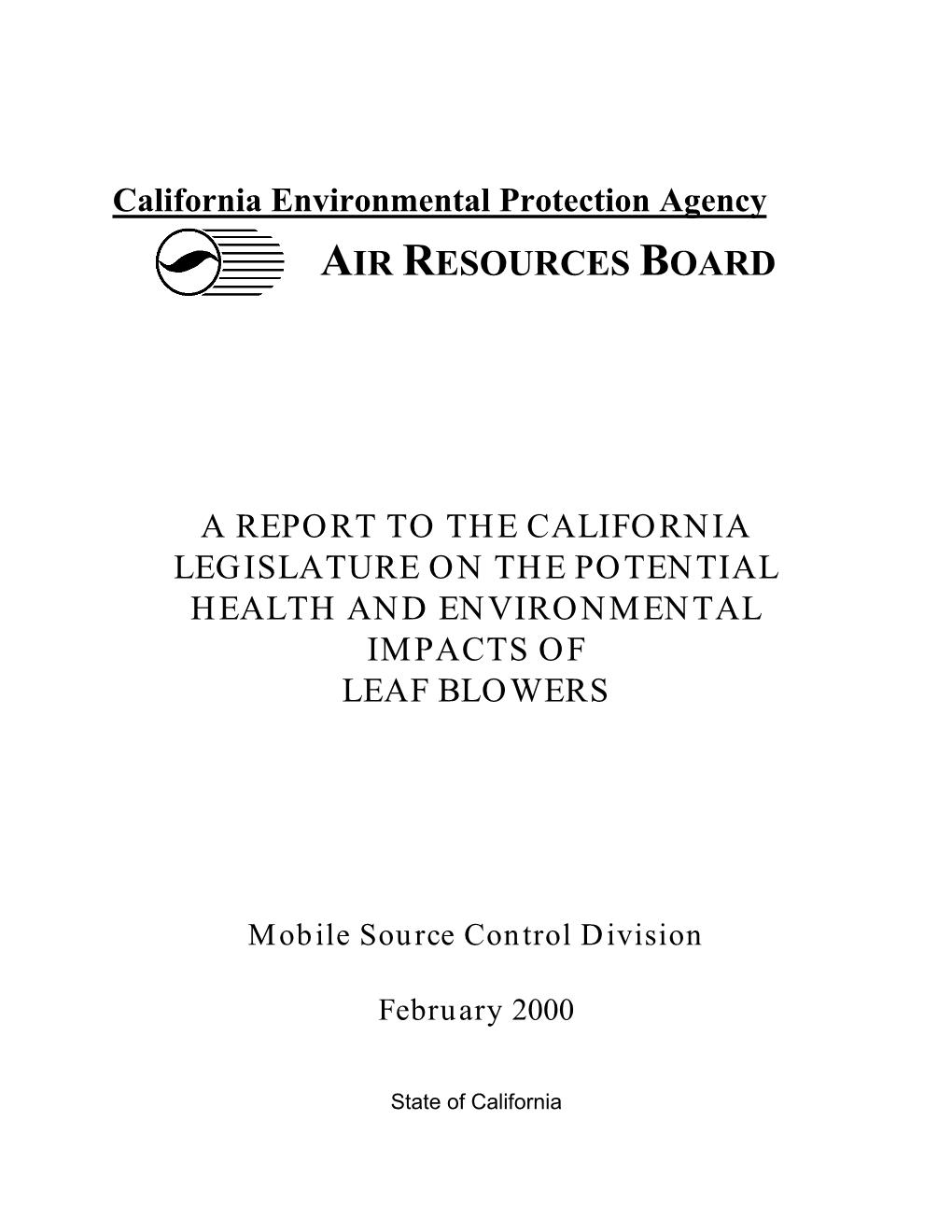 Health and Environmental Impacts of Leaf Blowers