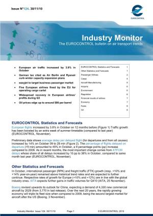 Industry Monitor the EUROCONTROL Bulletin on Air Transport Trends
