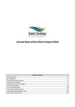 Annual State of the District Report 2016