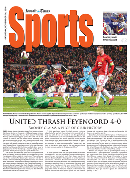United Thrash Feyenoord