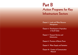 Part B Action Programs for Key Infrastructure Sectors