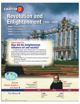 Revolution and Enlightenment 1550